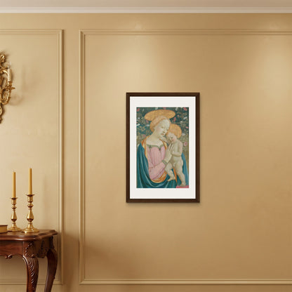 Orlonzo - FRAMED CANVAS DARK WOOD 50x75cm20x30 ROOM