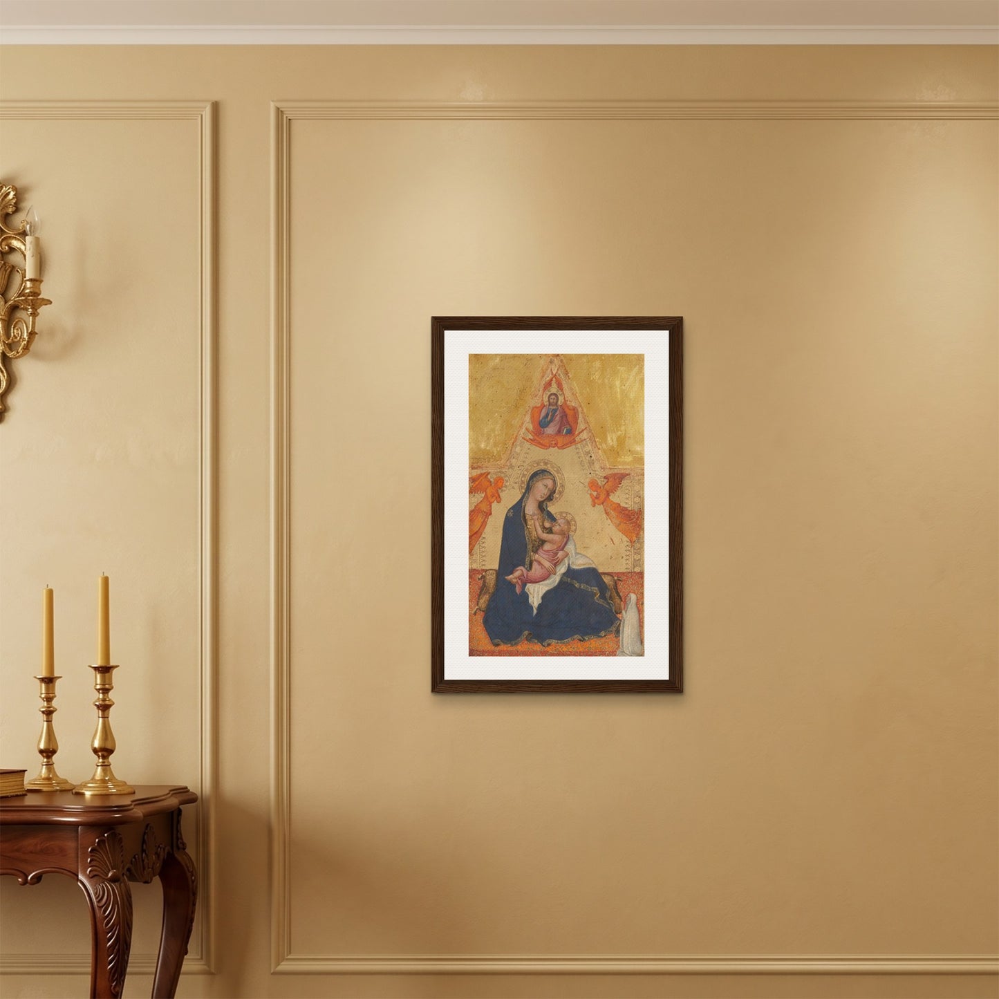 Orlonzo - FRAMED CANVAS DARK WOOD 50x75cm20x30 ROOM