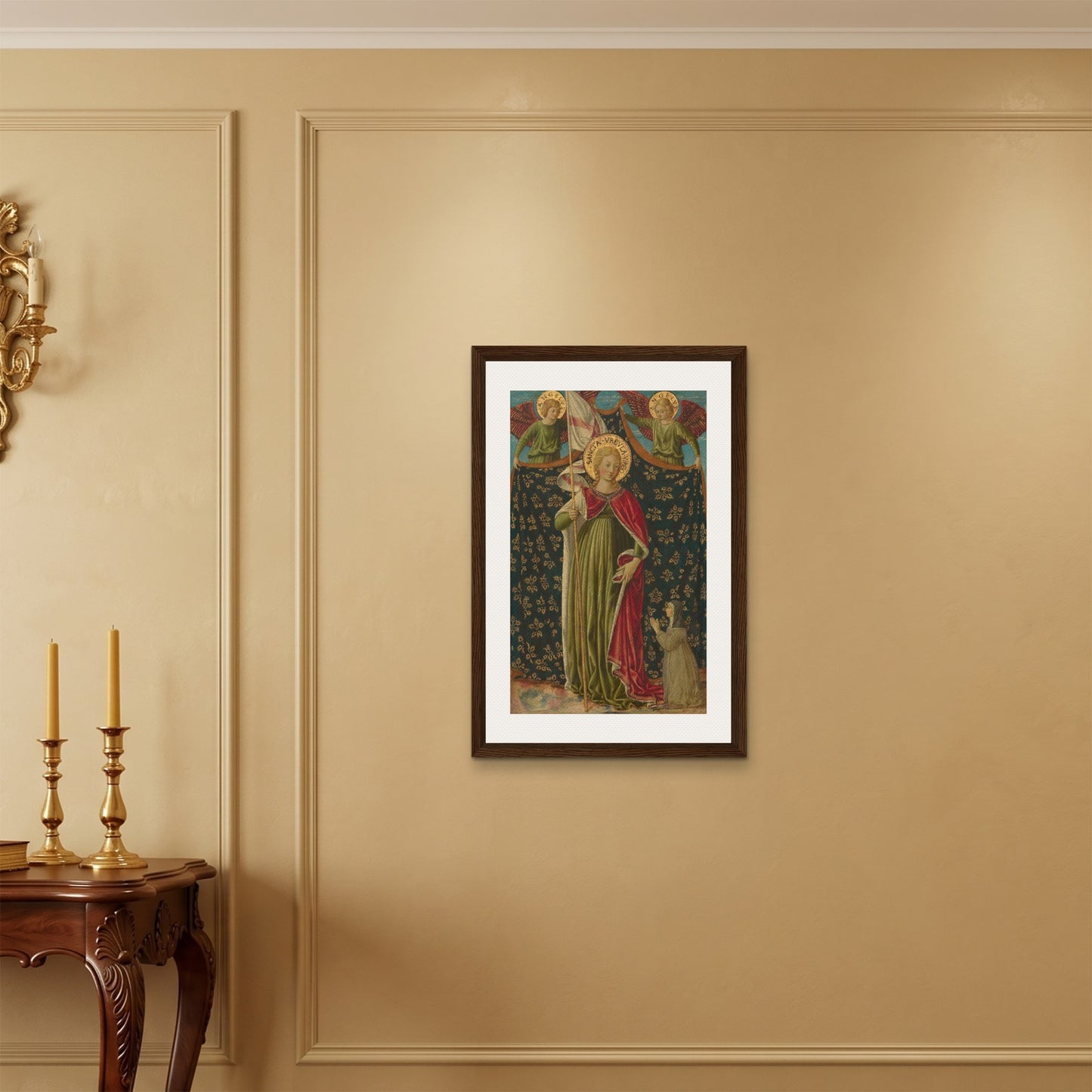 Orlonzo - FRAMED CANVAS DARK WOOD 50x75cm20x30 ROOM