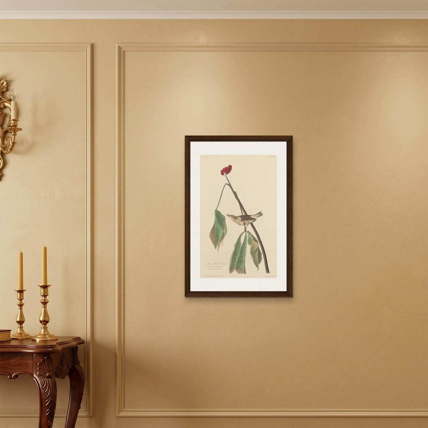 Orlonzo - FRAMED CANVAS DARK WOOD 50x75cm20x30 ROOM