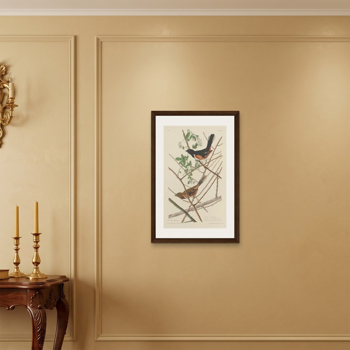 Orlonzo - FRAMED CANVAS DARK WOOD 50x75cm20x30 ROOM