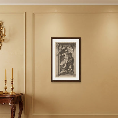 Orlonzo - FRAMED CANVAS DARK WOOD 50x75cm20x30 ROOM