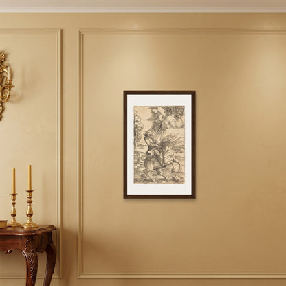Orlonzo - FRAMED CANVAS DARK WOOD 50x75cm20x30 ROOM