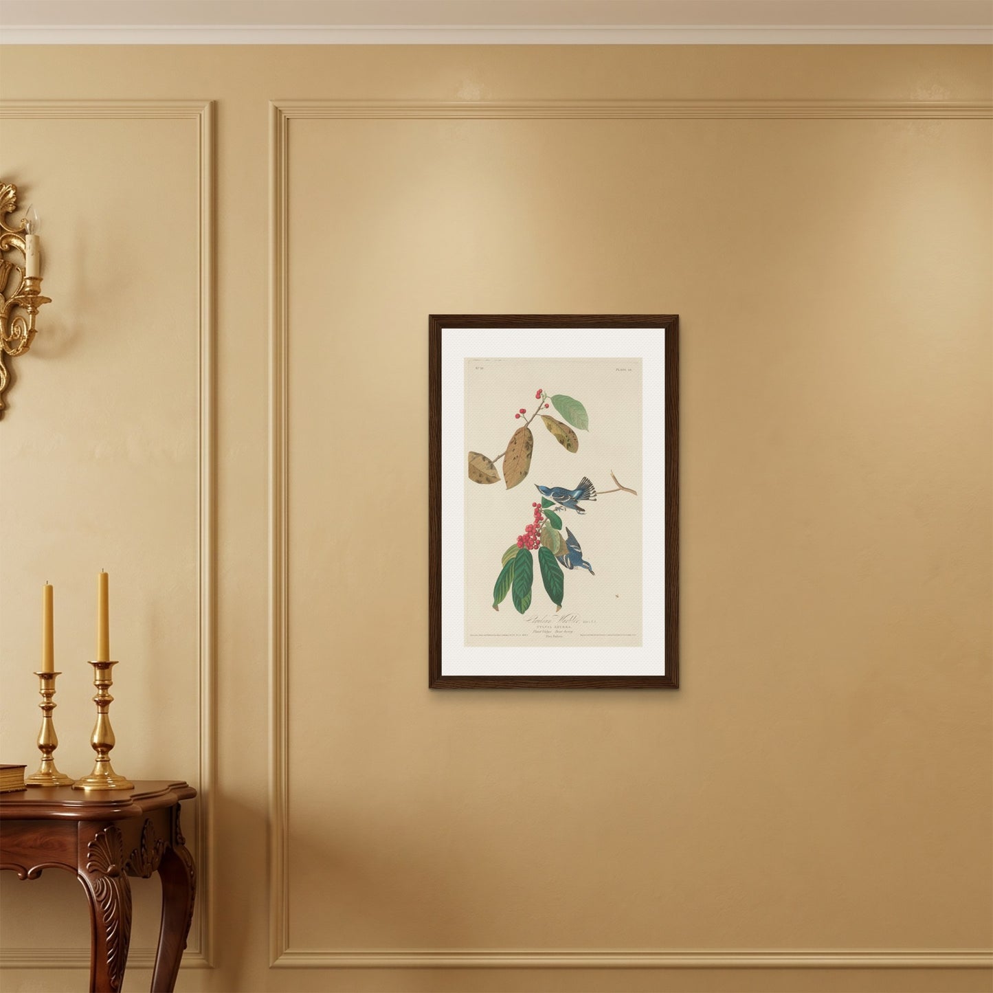 Orlonzo - FRAMED CANVAS DARK WOOD 50x75cm20x30 ROOM