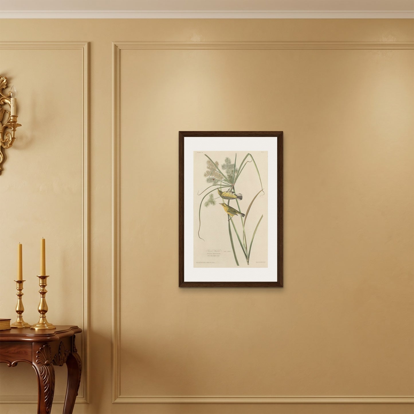 Orlonzo - FRAMED CANVAS DARK WOOD 50x75cm20x30 ROOM