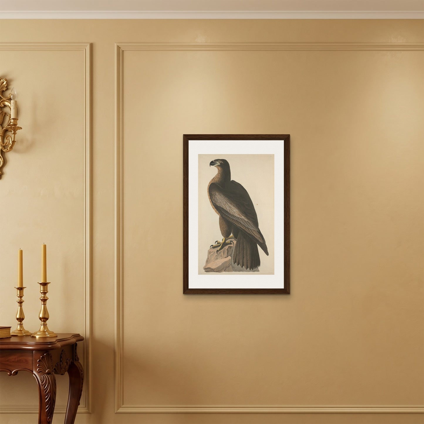 Orlonzo - FRAMED CANVAS DARK WOOD 50x75cm20x30 ROOM