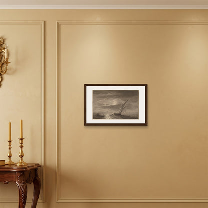 Orlonzo - FRAMED CANVAS DARK WOOD 6040cm2416 ROOM