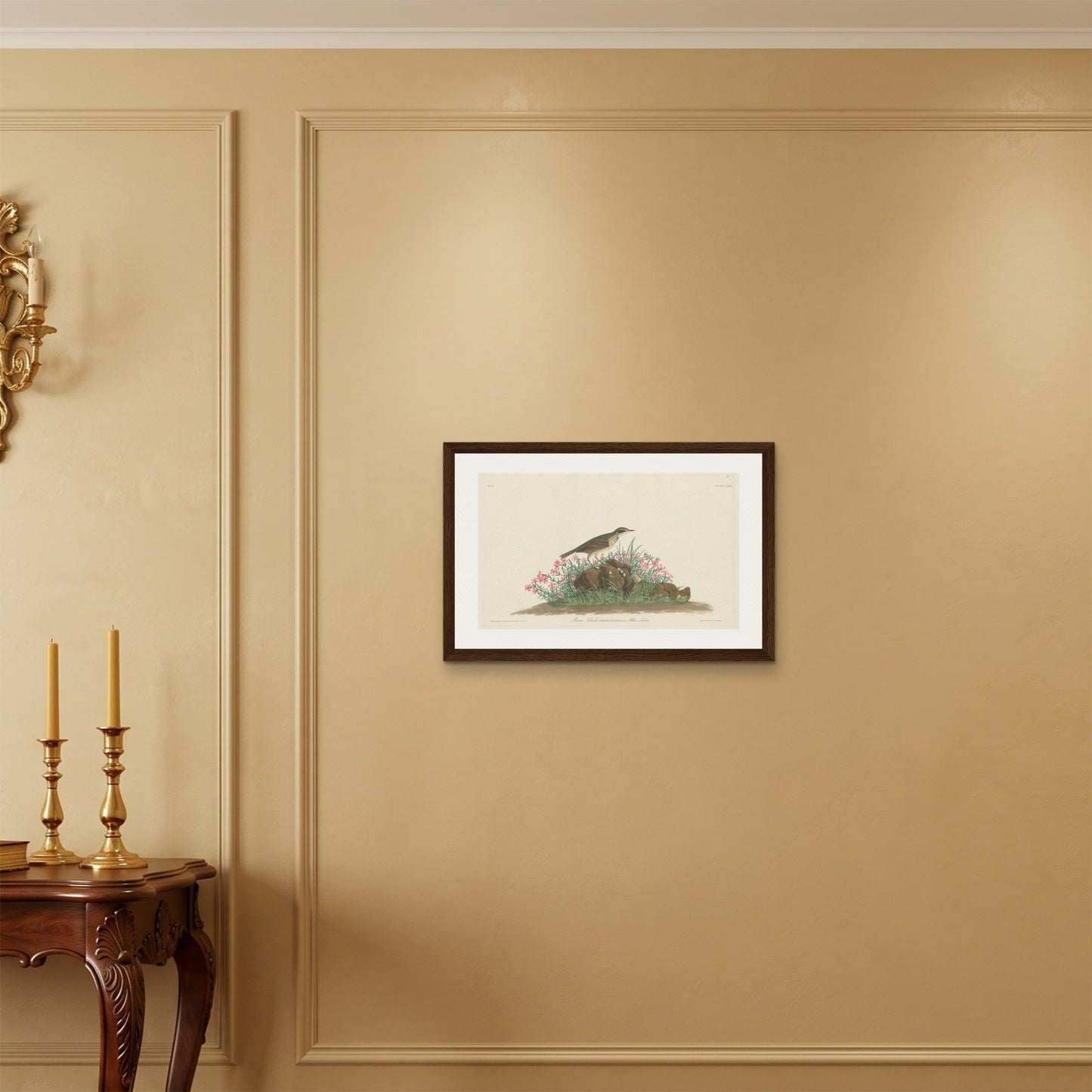 Orlonzo - FRAMED CANVAS DARK WOOD 6040cm2416 ROOM