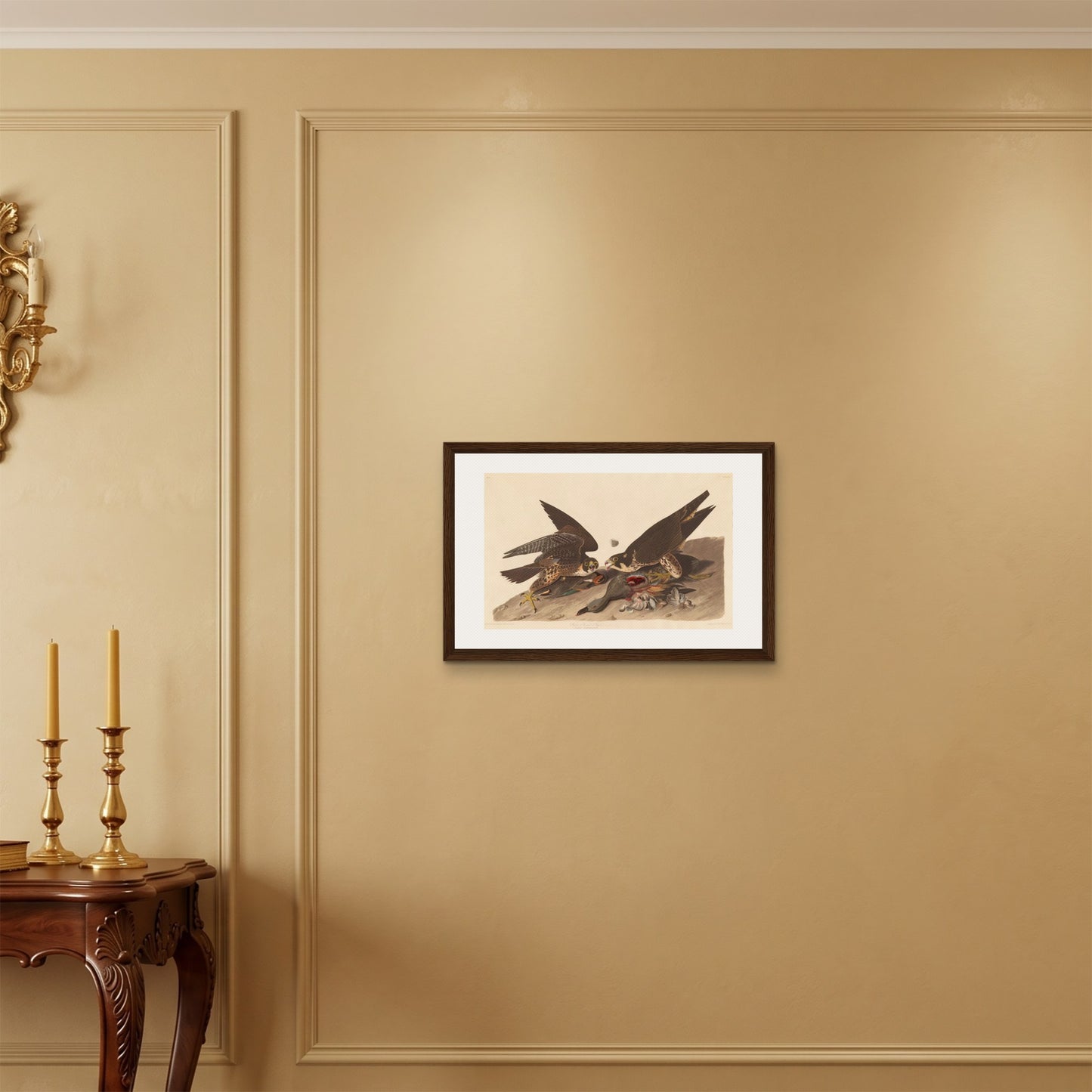 Orlonzo - FRAMED CANVAS DARK WOOD 6040cm2416 ROOM