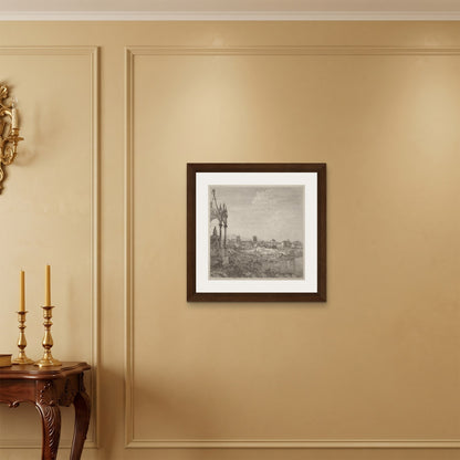 Orlonzo - FRAMED CANVAS DARK WOOD 6060cm2424 ROOM