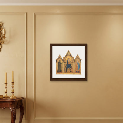 Orlonzo - FRAMED CANVAS DARK WOOD 6060cm2424 ROOM