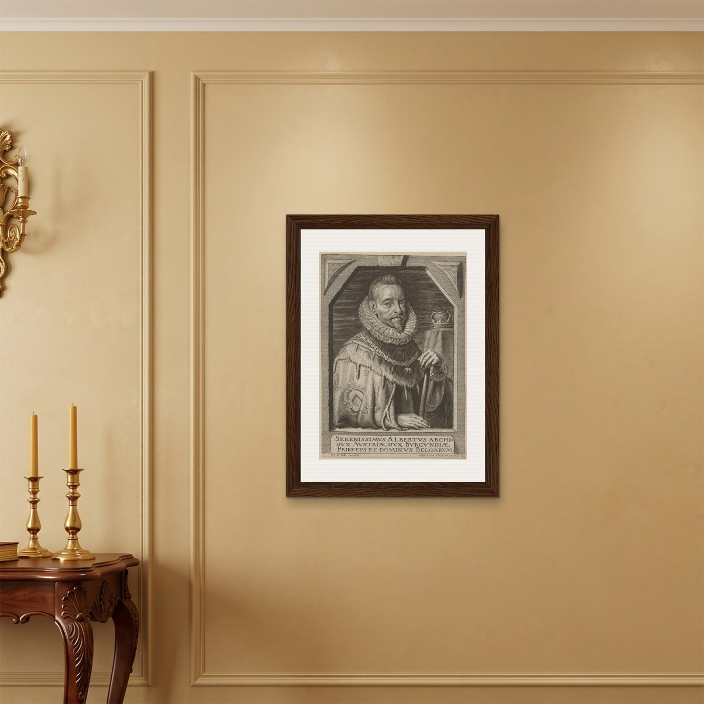 Orlonzo - FRAMED CANVAS DARK WOOD 60x80cm24x32 ROOM