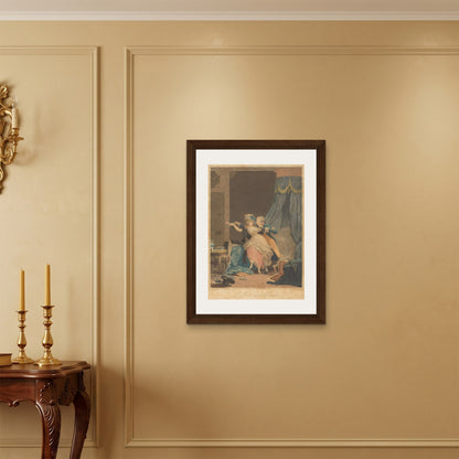 Orlonzo - FRAMED CANVAS DARK WOOD 60x80cm24x32 ROOM