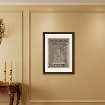 Orlonzo - FRAMED CANVAS DARK WOOD 60x80cm24x32 ROOM