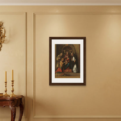 Orlonzo - FRAMED CANVAS DARK WOOD 60x80cm24x32 ROOM