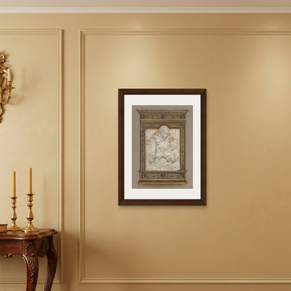 Orlonzo - FRAMED CANVAS DARK WOOD 60x80cm24x32 ROOM