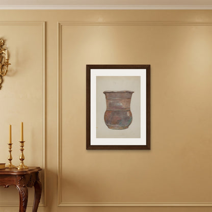 Orlonzo - FRAMED CANVAS DARK WOOD 60x80cm24x32 ROOM