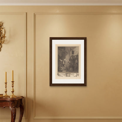 Orlonzo - FRAMED CANVAS DARK WOOD 60x80cm24x32 ROOM