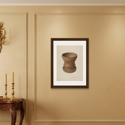 Orlonzo - FRAMED CANVAS DARK WOOD 60x80cm24x32 ROOM