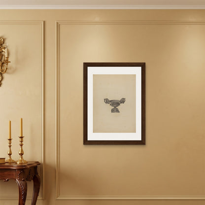 Orlonzo - FRAMED CANVAS DARK WOOD 60x80cm24x32 ROOM