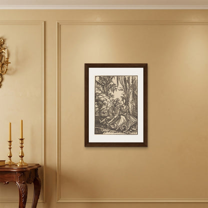Orlonzo - FRAMED CANVAS DARK WOOD 60x80cm24x32 ROOM