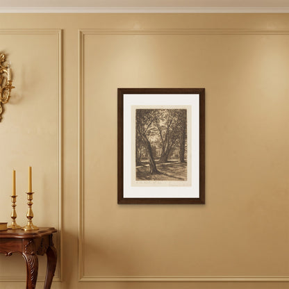 Orlonzo - FRAMED CANVAS DARK WOOD 60x80cm24x32 ROOM