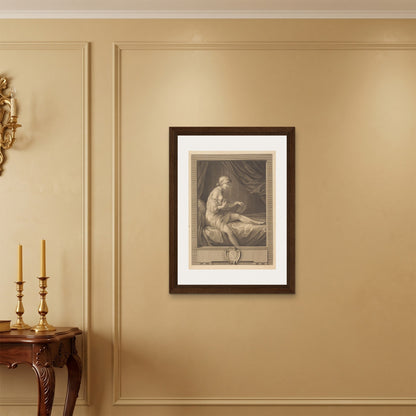Orlonzo - FRAMED CANVAS DARK WOOD 60x80cm24x32 ROOM