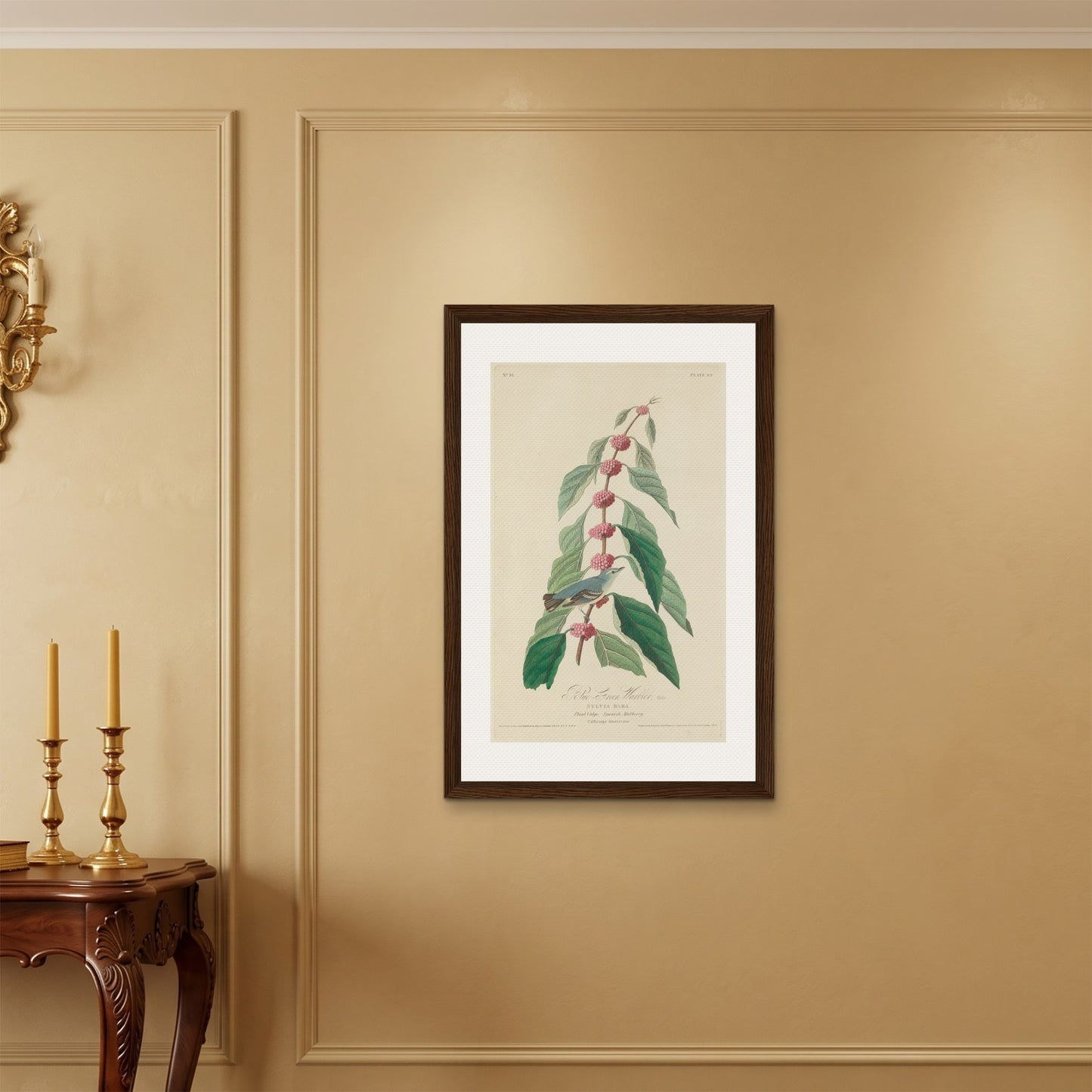 Orlonzo - FRAMED CANVAS DARK WOOD 60x90cm24x36 ROOM