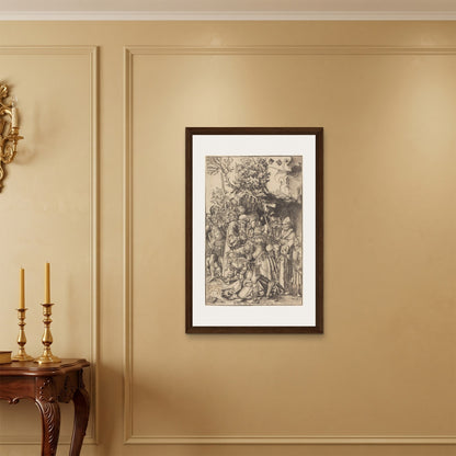 Orlonzo - FRAMED CANVAS DARK WOOD 60x90cm24x36 ROOM