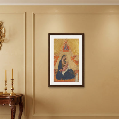 Orlonzo - FRAMED CANVAS DARK WOOD 60x90cm24x36 ROOM