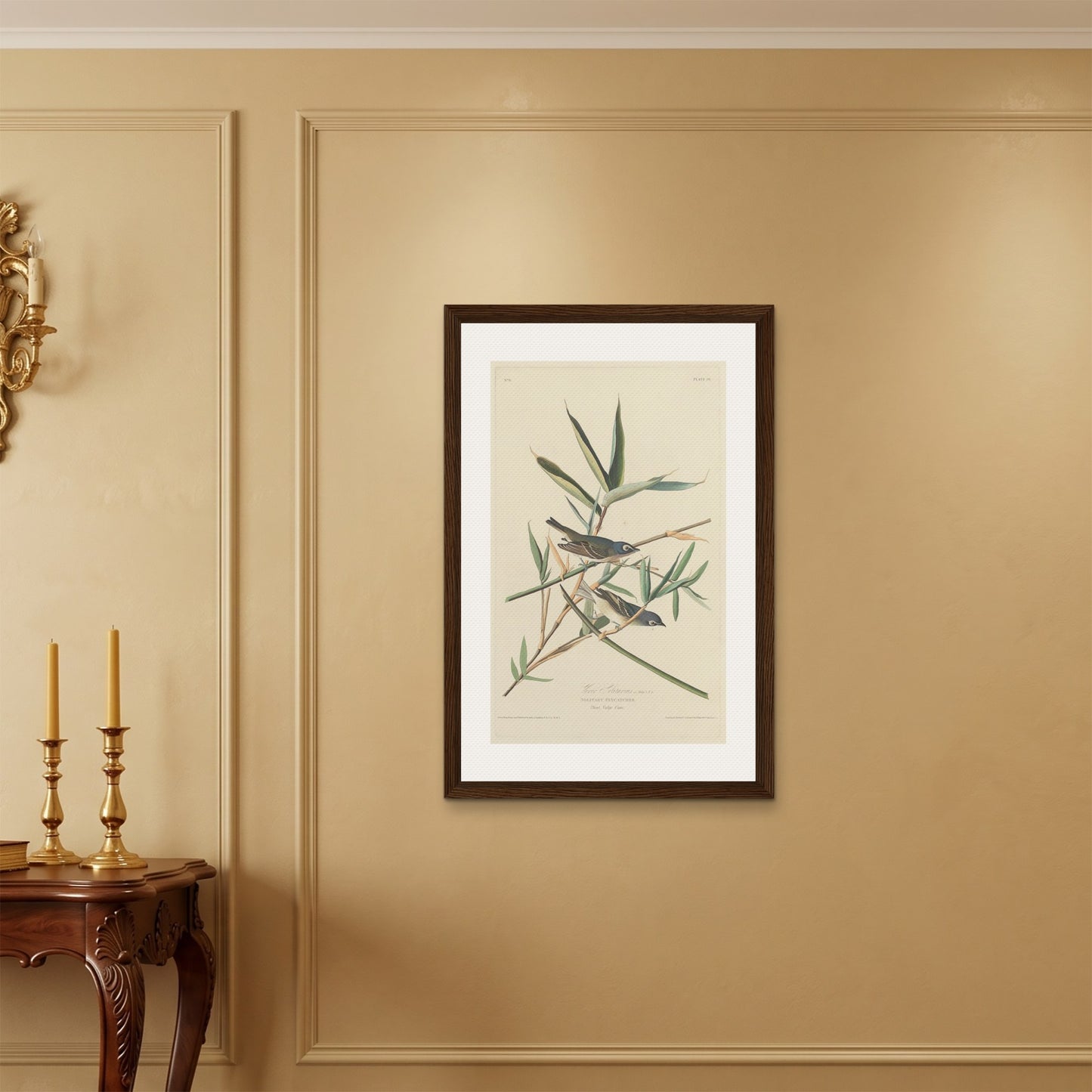 Orlonzo - FRAMED CANVAS DARK WOOD 60x90cm24x36 ROOM