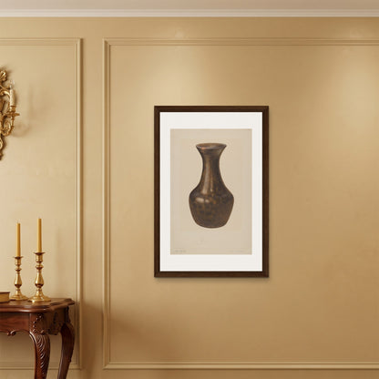 Orlonzo - FRAMED CANVAS DARK WOOD 60x90cm24x36 ROOM