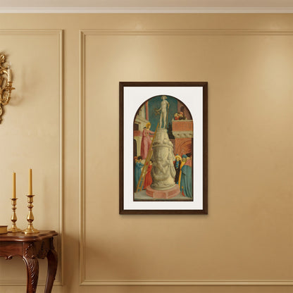 Orlonzo - FRAMED CANVAS DARK WOOD 60x90cm24x36 ROOM