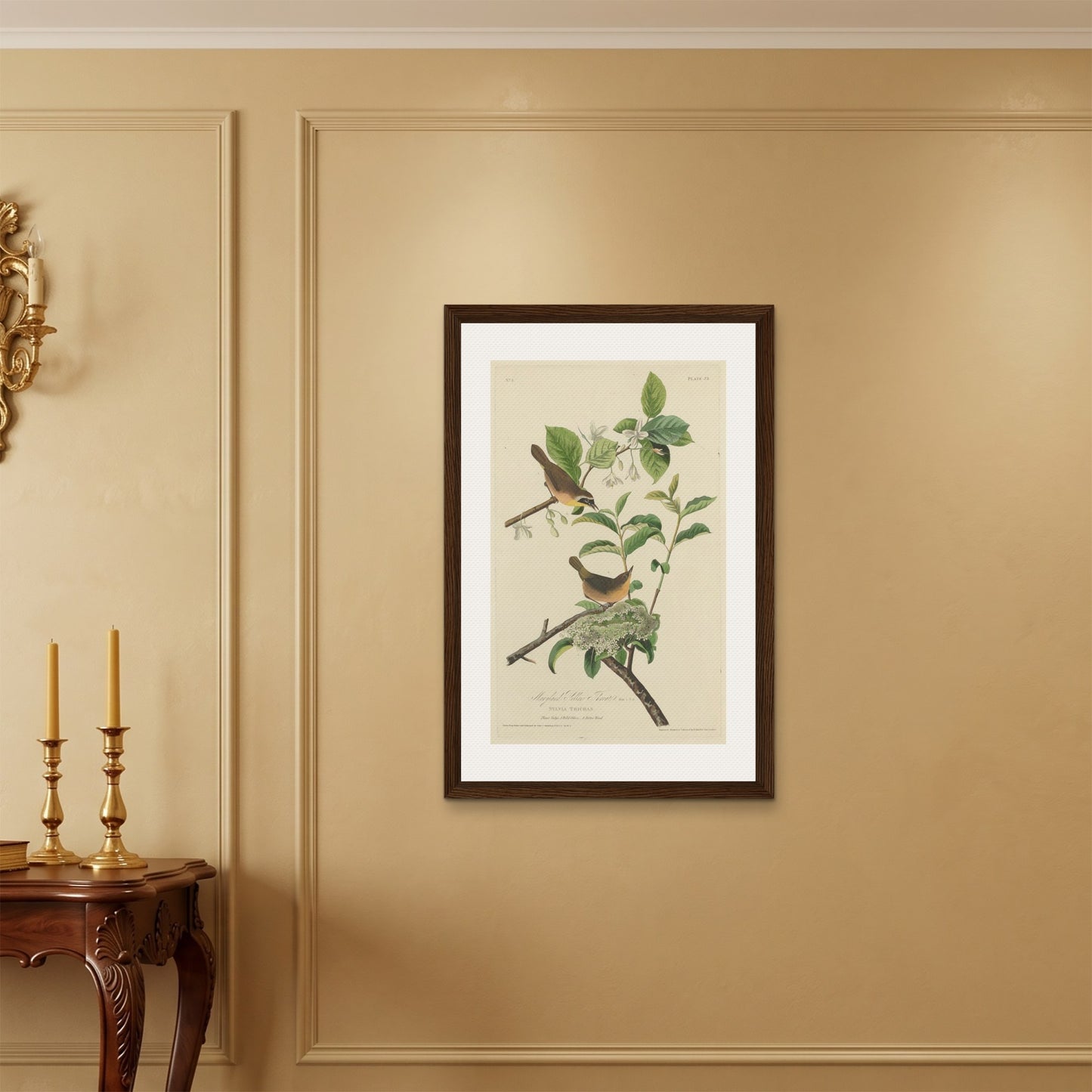 Orlonzo - FRAMED CANVAS DARK WOOD 60x90cm24x36 ROOM