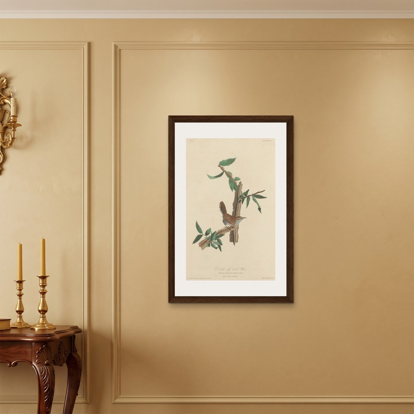 Orlonzo - FRAMED CANVAS DARK WOOD 60x90cm24x36 ROOM