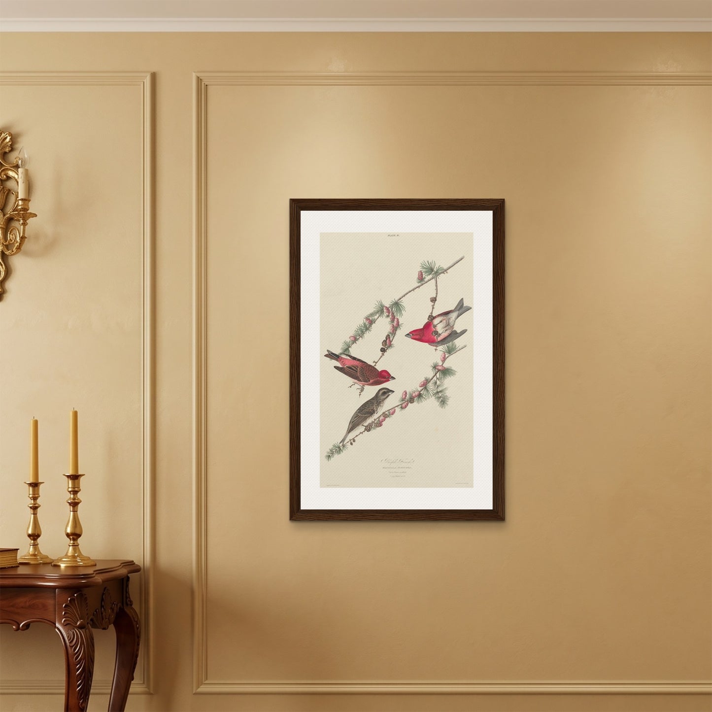 Orlonzo - FRAMED CANVAS DARK WOOD 60x90cm24x36 ROOM