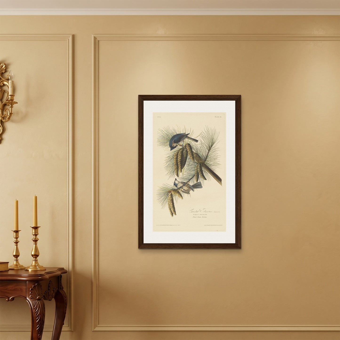 Orlonzo - FRAMED CANVAS DARK WOOD 60x90cm24x36 ROOM