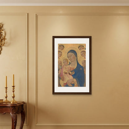 Orlonzo - FRAMED CANVAS DARK WOOD 60x90cm24x36 ROOM