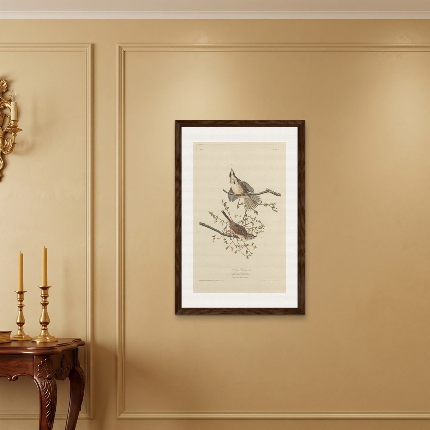 Orlonzo - FRAMED CANVAS DARK WOOD 60x90cm24x36 ROOM