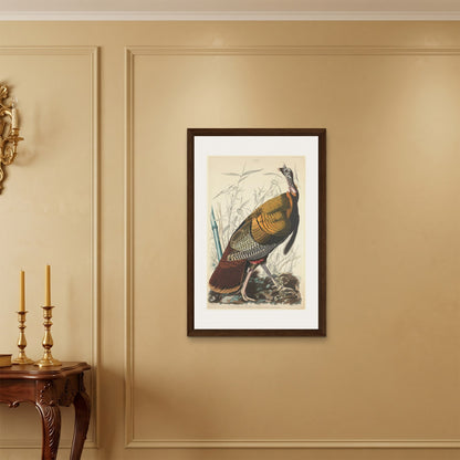 Orlonzo - FRAMED CANVAS DARK WOOD 60x90cm24x36 ROOM