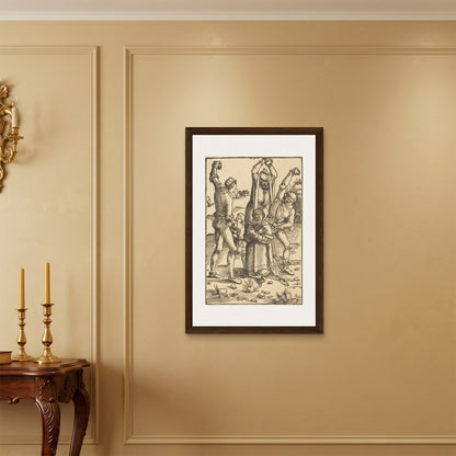 Orlonzo - FRAMED CANVAS DARK WOOD 60x90cm24x36 ROOM