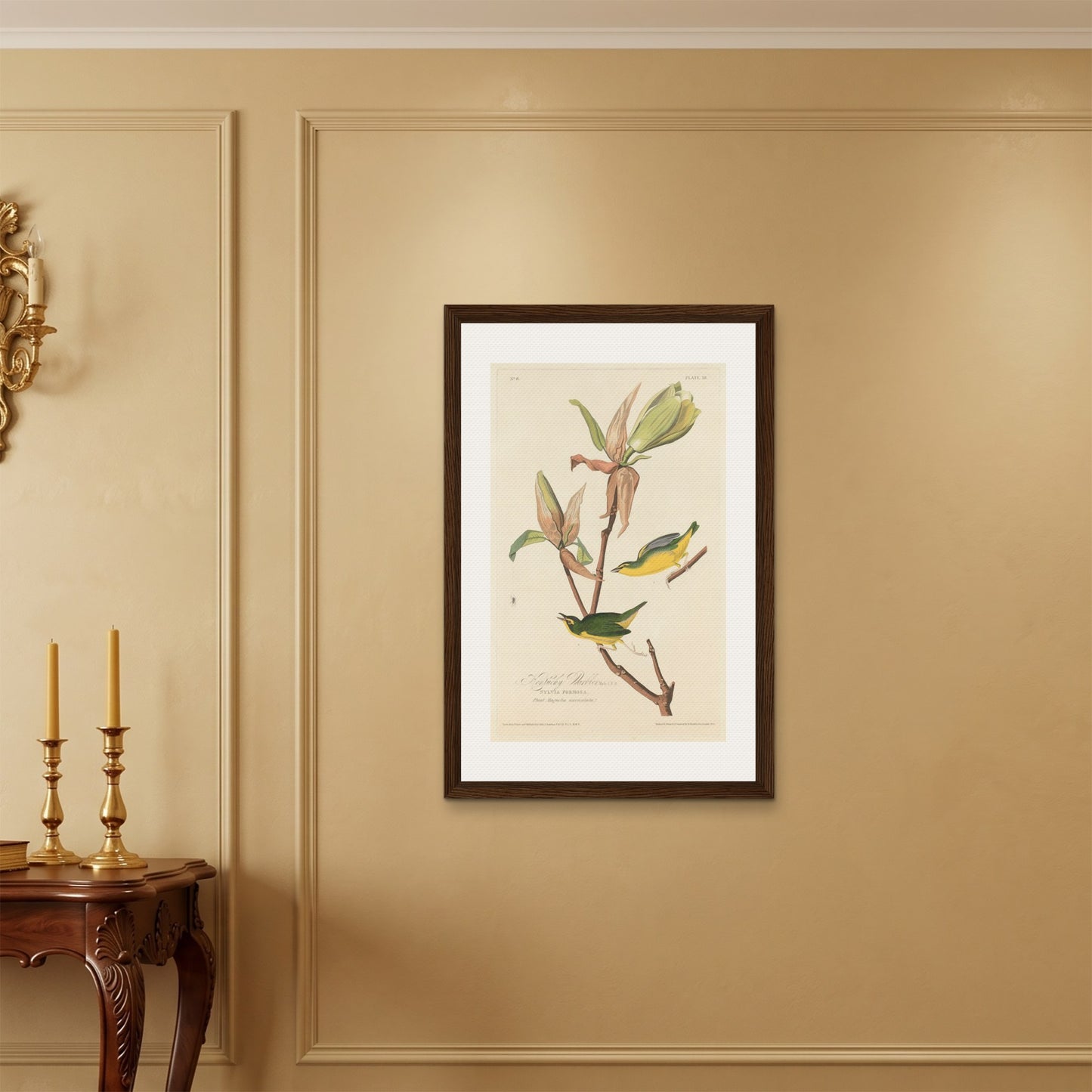Orlonzo - FRAMED CANVAS DARK WOOD 60x90cm24x36 ROOM