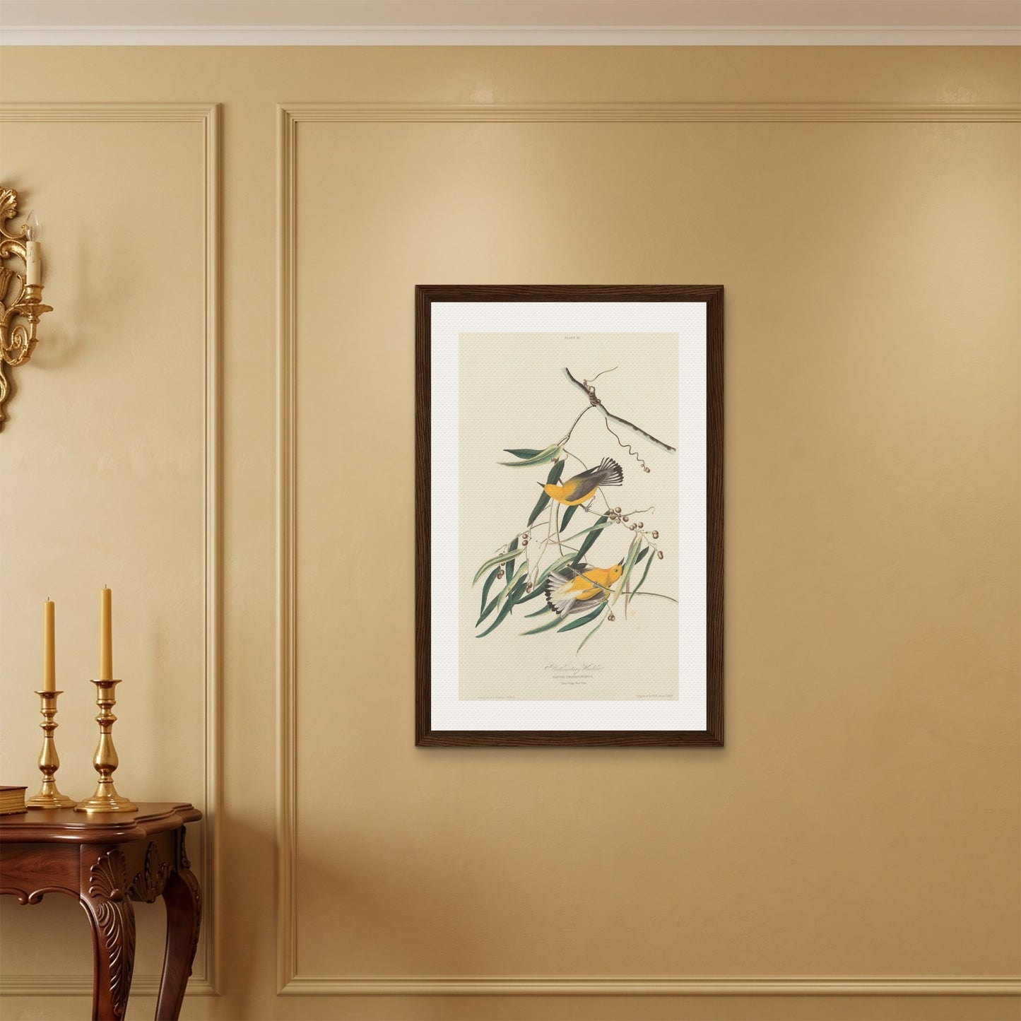 Orlonzo - FRAMED CANVAS DARK WOOD 60x90cm24x36 ROOM
