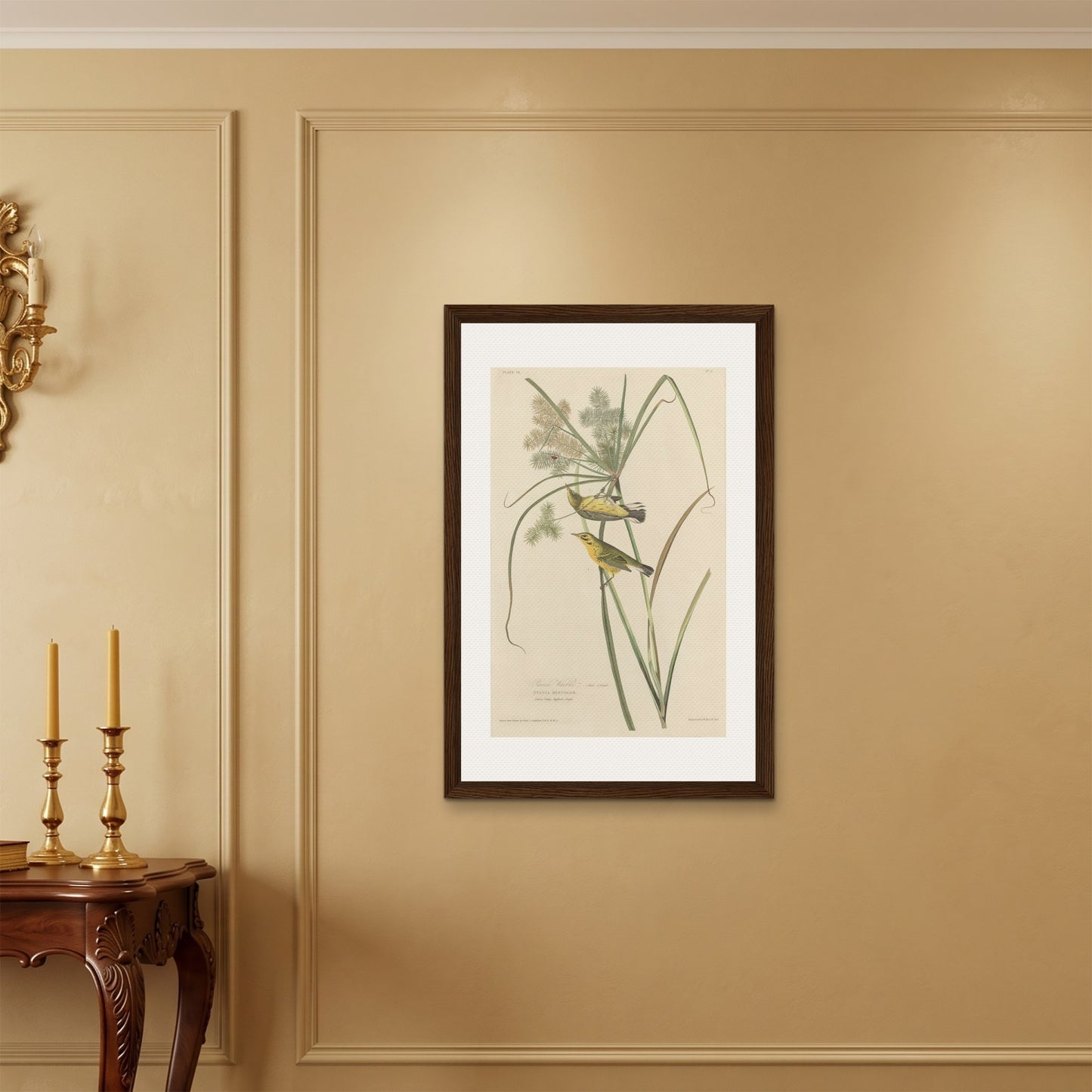 Orlonzo - FRAMED CANVAS DARK WOOD 60x90cm24x36 ROOM