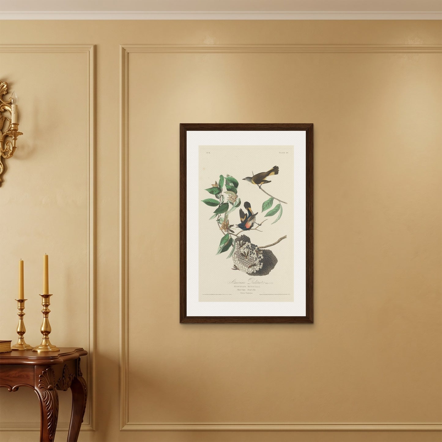 Orlonzo - FRAMED CANVAS DARK WOOD 60x90cm24x36 ROOM