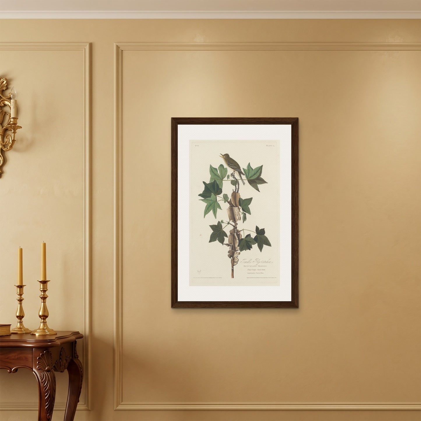 Orlonzo - FRAMED CANVAS DARK WOOD 60x90cm24x36 ROOM