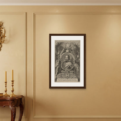 Orlonzo - FRAMED CANVAS DARK WOOD 60x90cm24x36 ROOM