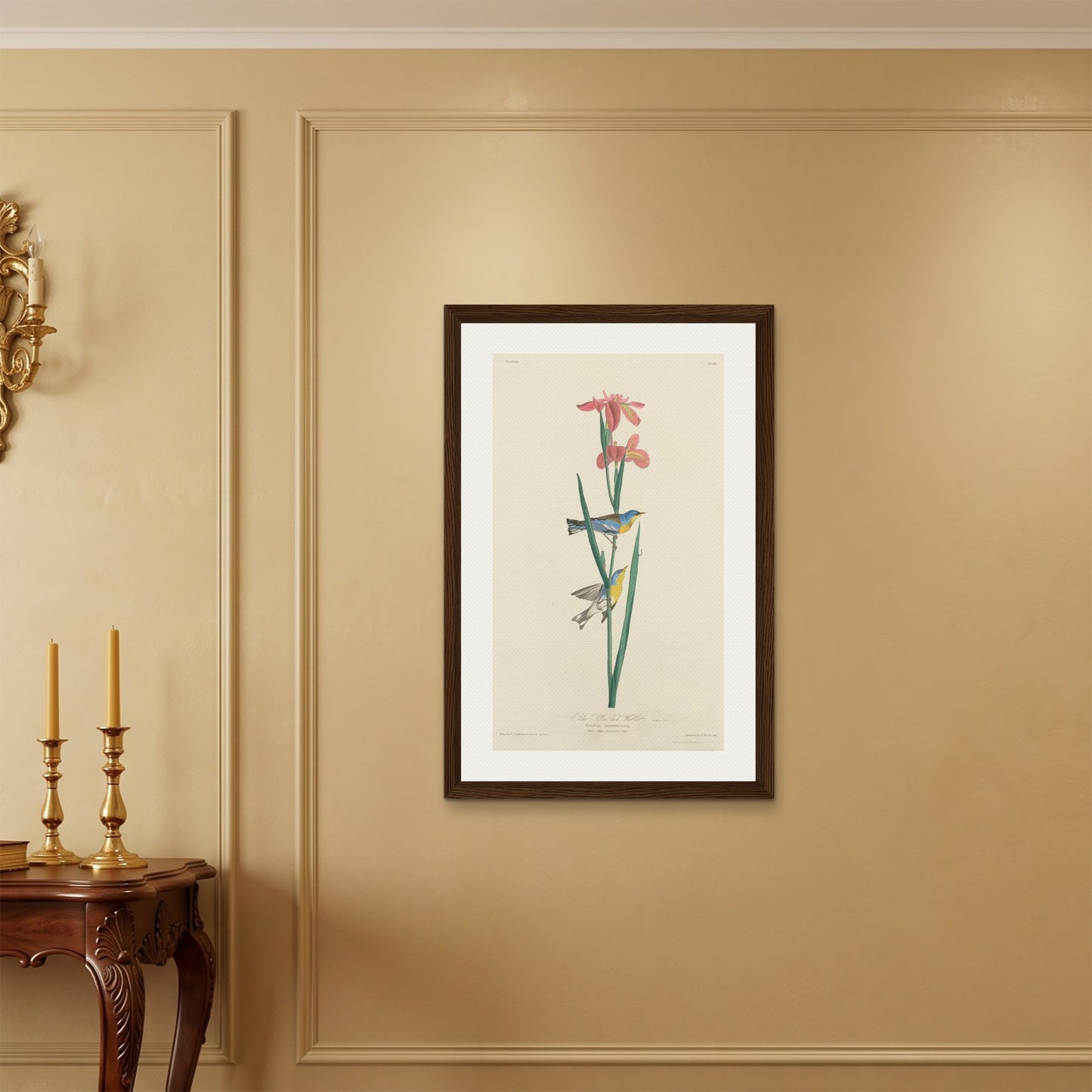 Orlonzo - FRAMED CANVAS DARK WOOD 60x90cm24x36 ROOM