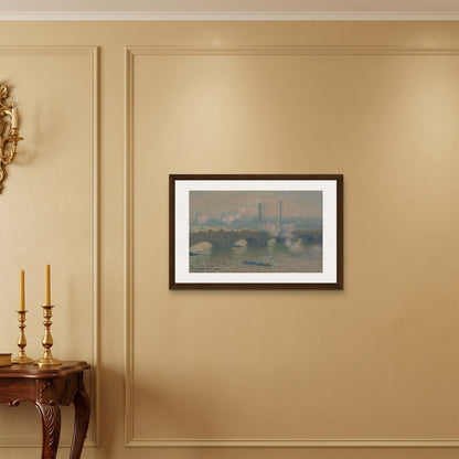 Orlonzo - FRAMED CANVAS DARK WOOD 7550cm3020 ROOM