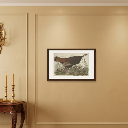 Orlonzo - FRAMED CANVAS DARK WOOD 7550cm3020 ROOM